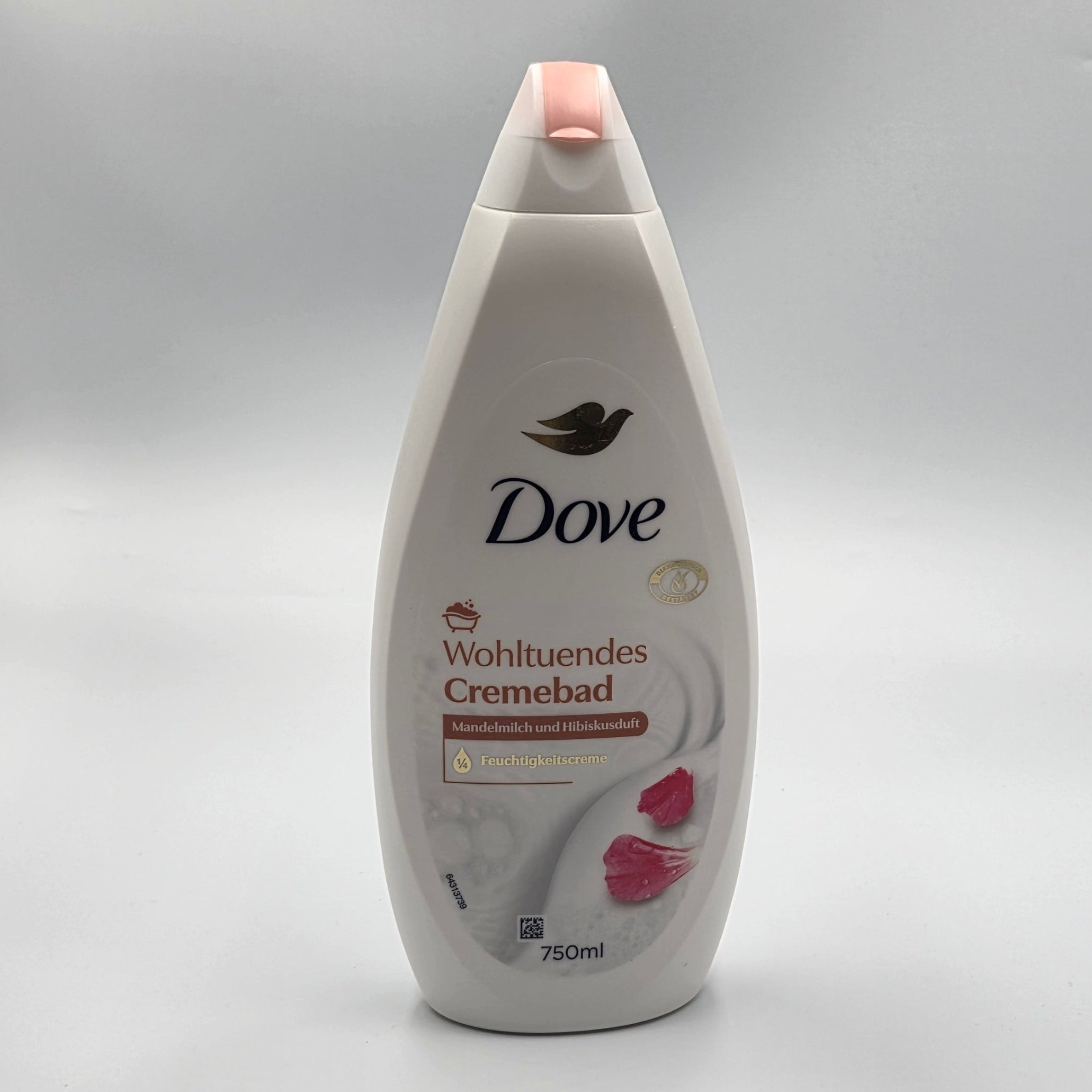 Dove Cream bath almond milk & hibiscus scent, 750 ml
