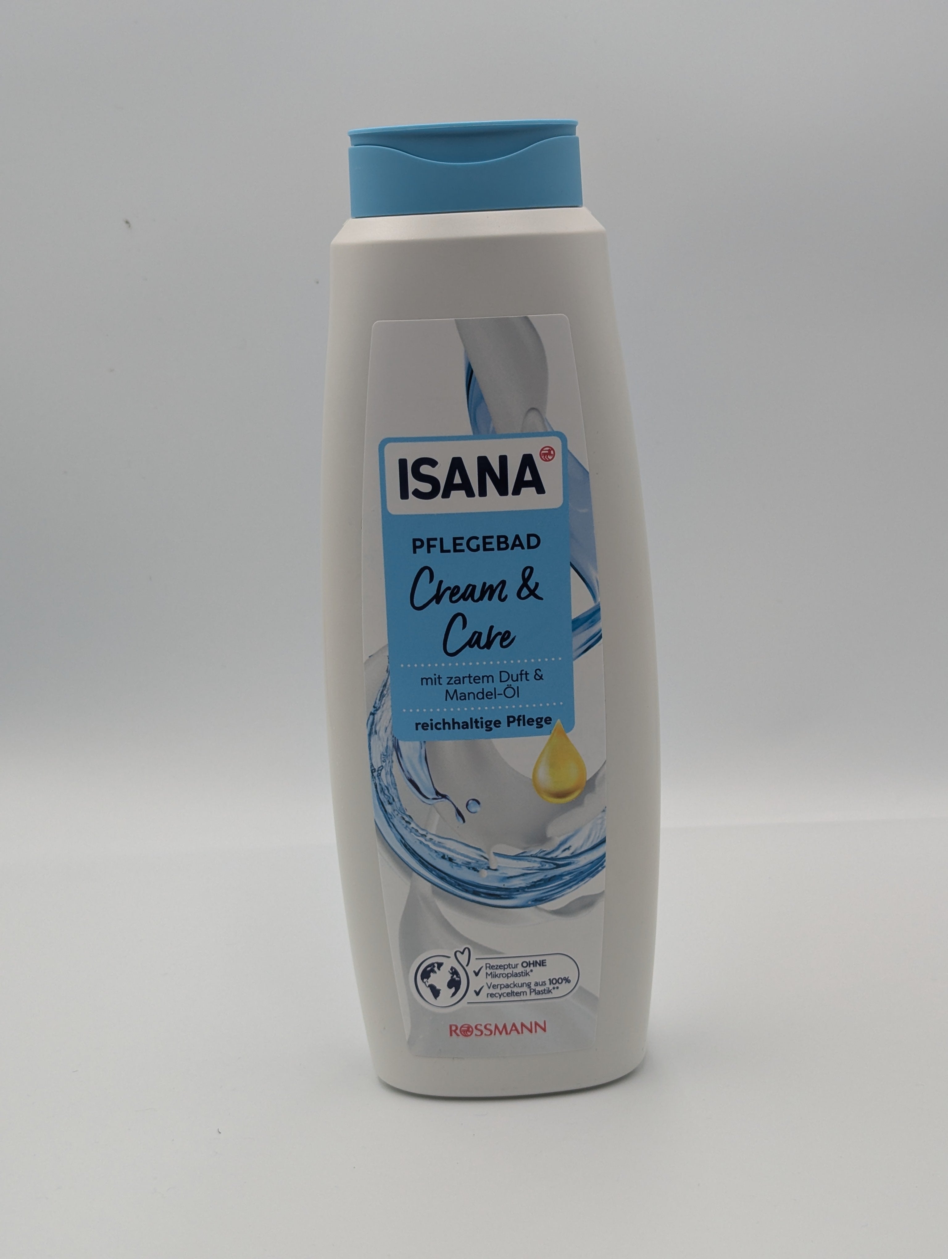 ISANA Cream & Care Bath with almond Oil